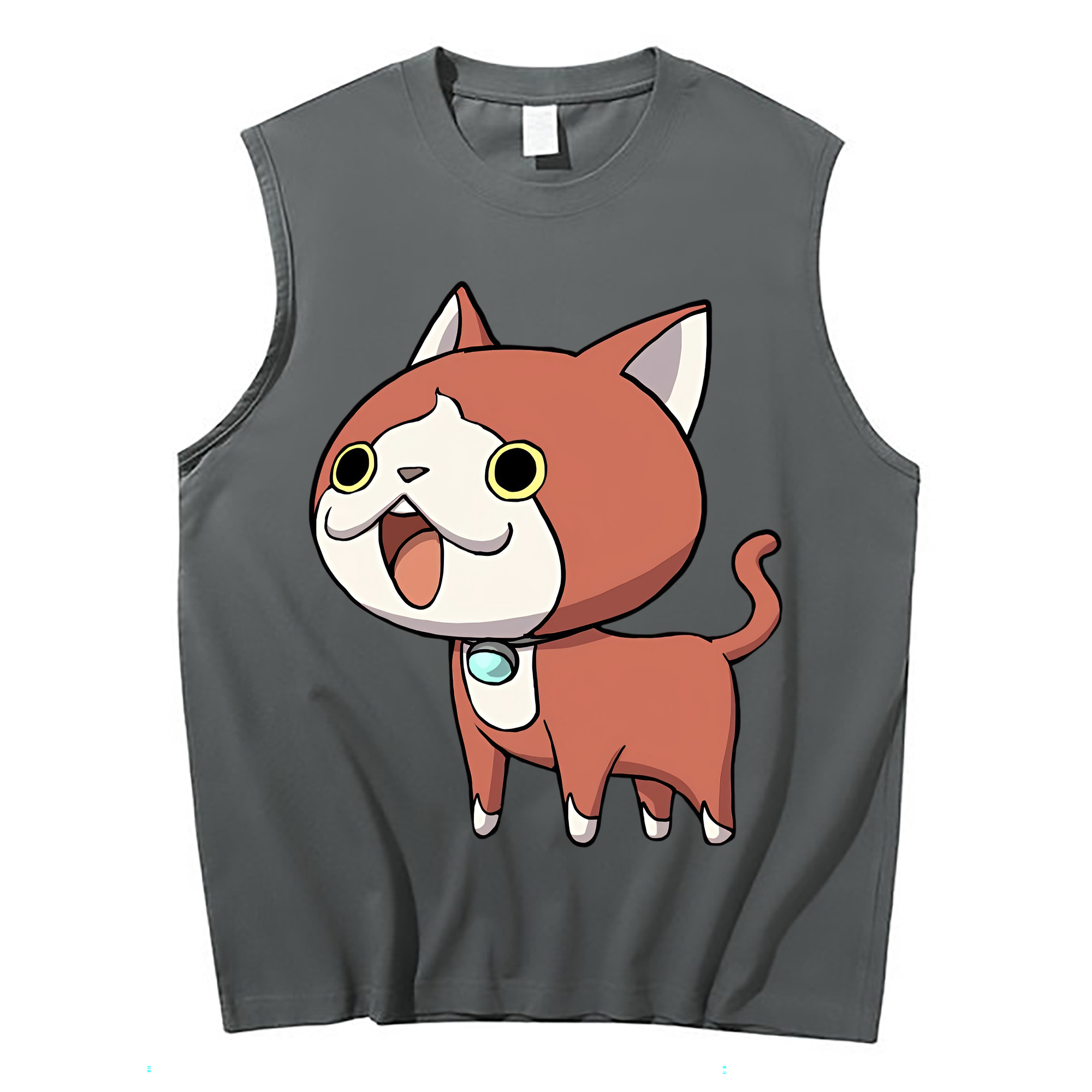 （画像用） 妖怪ウォッチ Yo-kai Watch コットン100％タンクトップ（フロントプリント）